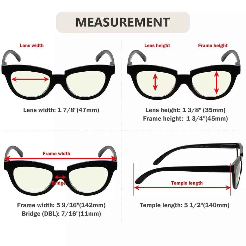 Woibd Blue Light Blocking Reading Glasses Light Yellow Tinted 4 Pack