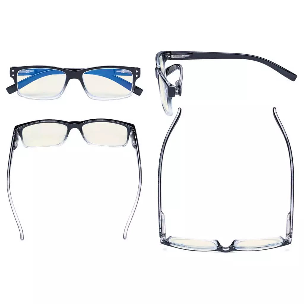 Wojbp Blue Light Blocking Reading Glasses Light Yellow Tinted 7 Pack