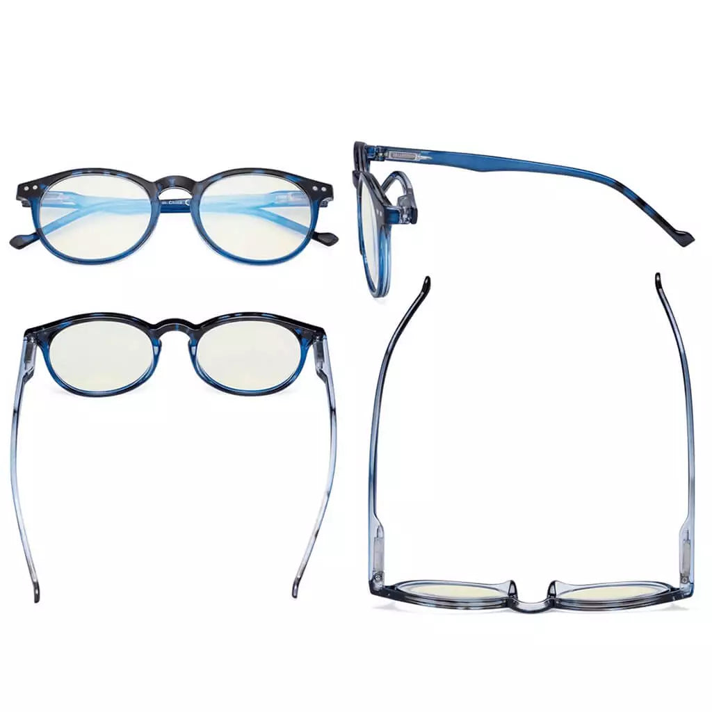 Womaa Blue Light Blocking Reading Glasses Light Yellow Tinted 10 Pack