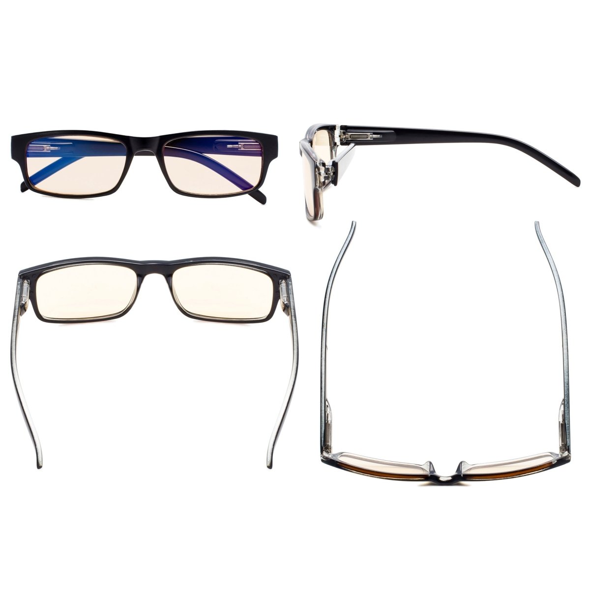 Wohab Blue Light Blocking Glasses Light Yellow Tinted 10 Pack