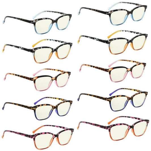 Wowba Cat-eye Blue Light Filter Glasses 10 Pack