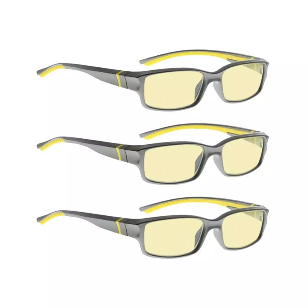 Wopcc Blue Light Blocking Glasses Yellow Tinted 3 Pack