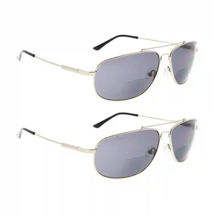 Woubx Bifocal Reading Sunglasses 2 Pack