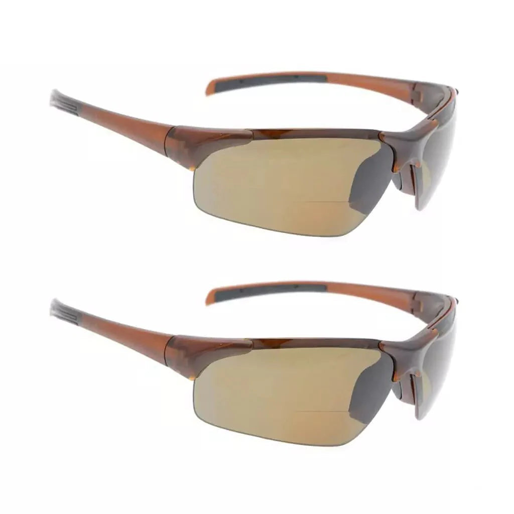 Wokcb Bifocal Reading Sunglasses 2 Pack