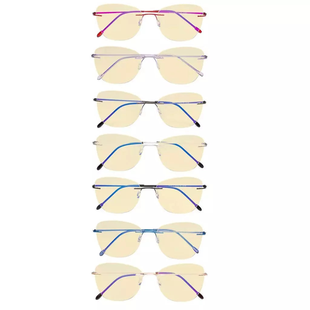 Wopbw Blue Light Blocking Glasses Yellow Tinted 7 Pack