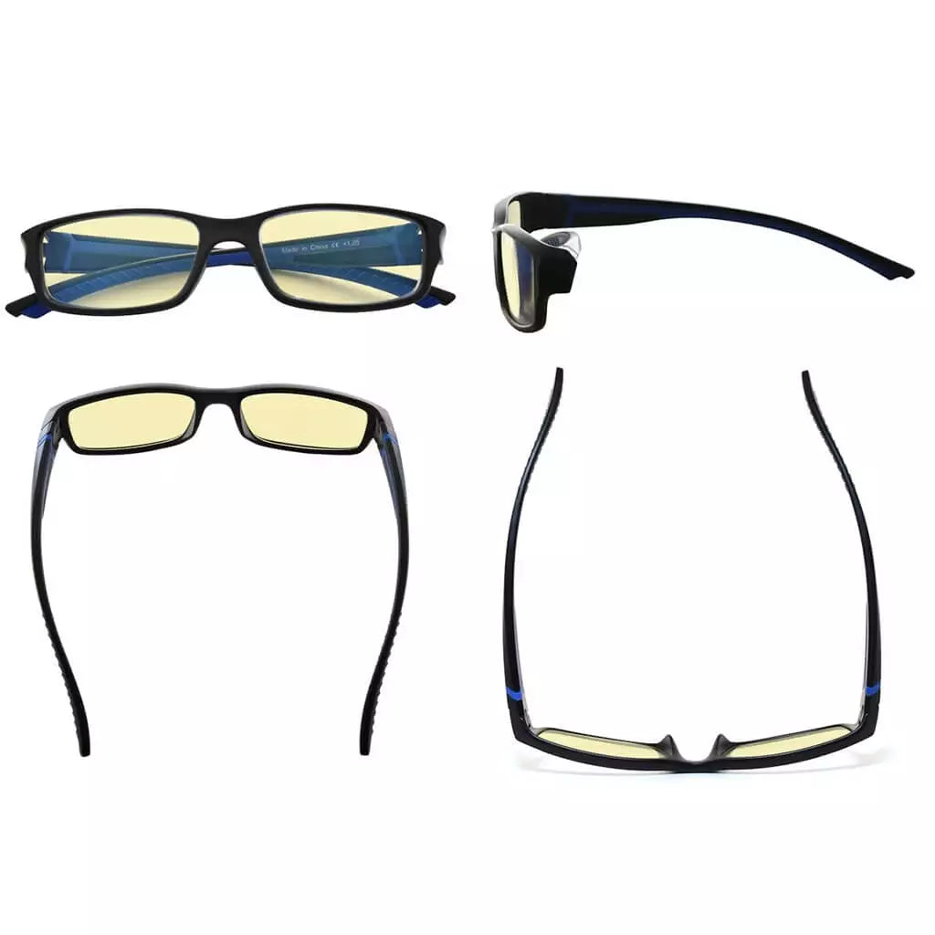 Wopcc Blue Light Blocking Glasses Yellow Tinted 3 Pack