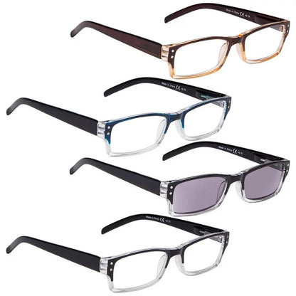 Woaad Reading Glasses 4 Pack
