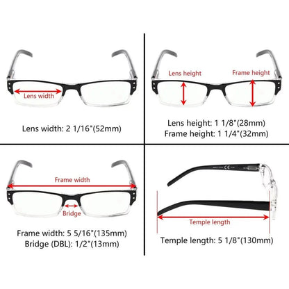Woaad Reading Glasses 4 Pack