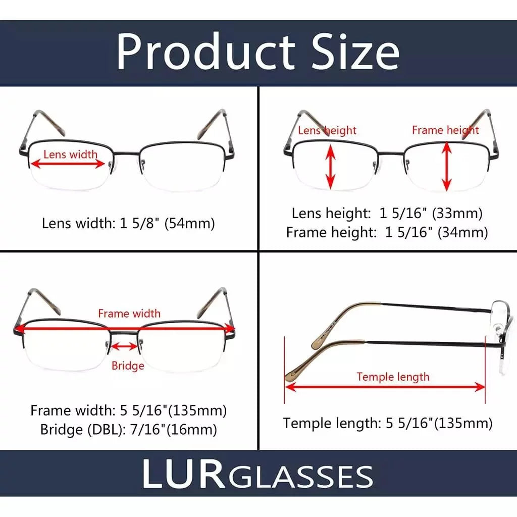 Woaaj Reading Glasses 4 Pack