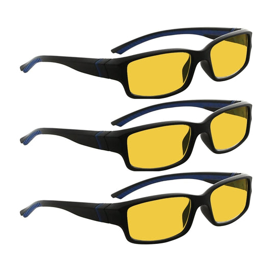 3 Pack Blue Light Blocking Reading Glasses HPXM01 - Gr8sight