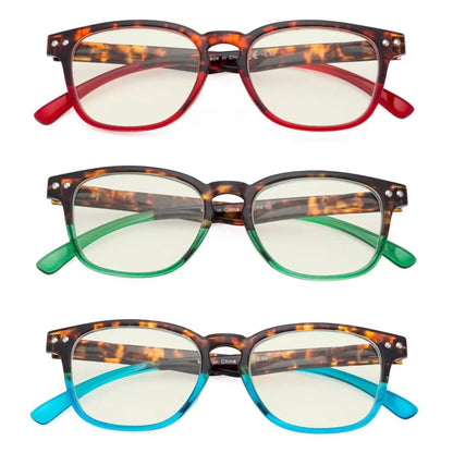 Wotak Blue Light Blocking Glasses Light Yellow Tinted 3 Pack