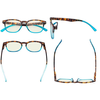 Wotak Blue Light Blocking Glasses Light Yellow Tinted 3 Pack