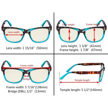 Wotan Blue Light Blocking Glasses Light Yellow Tinted 3 Pack