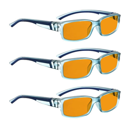 3 Pack Stylish Blue Light Blocking Reading Glasses DSXM01 - Gr8sight