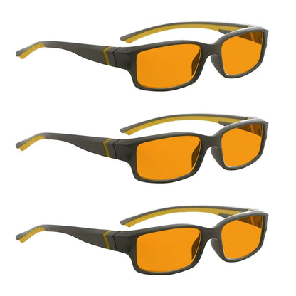 3 Pack Stylish Blue Light Blocking Reading Glasses DSXM01 - Gr8sight