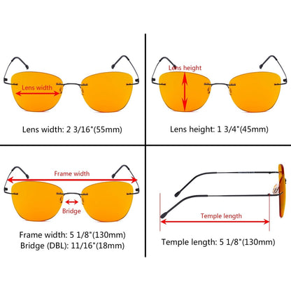 3 Pack Titanium Blue Light Blocking Reading Glasses DSWK9902 - Gr8sight