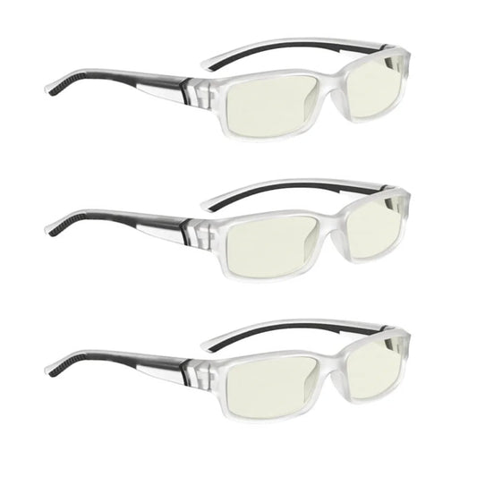 Wowcb Stylish Blue Light Filter Glasses 3 Pack