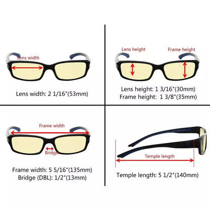 Wopcc Blue Light Blocking Glasses Yellow Tinted 3 Pack