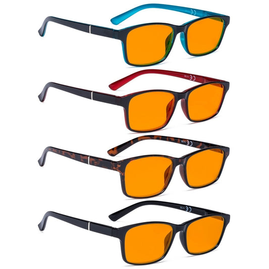 4 Pack Blue Light Blocking Reading Glasses DSE19042 - Gr8sight