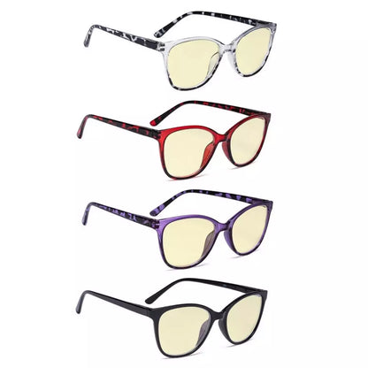 Wopbm Blue Light Blocking Glasses Yellow Tinted 4 Pack