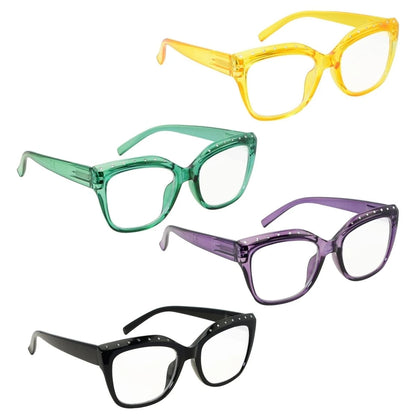 Wodbs Reading Glasses 4 Pack