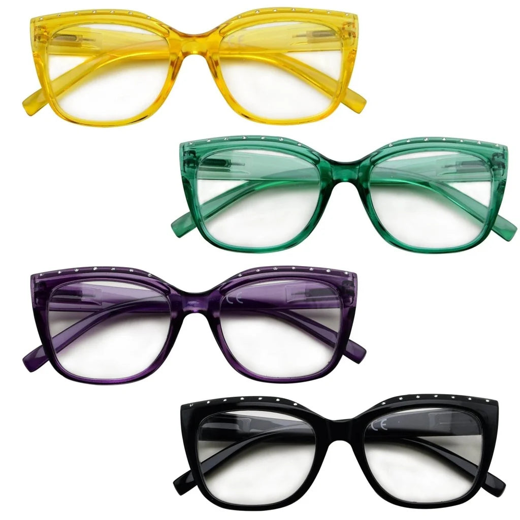 Wodbs Reading Glasses 4 Pack