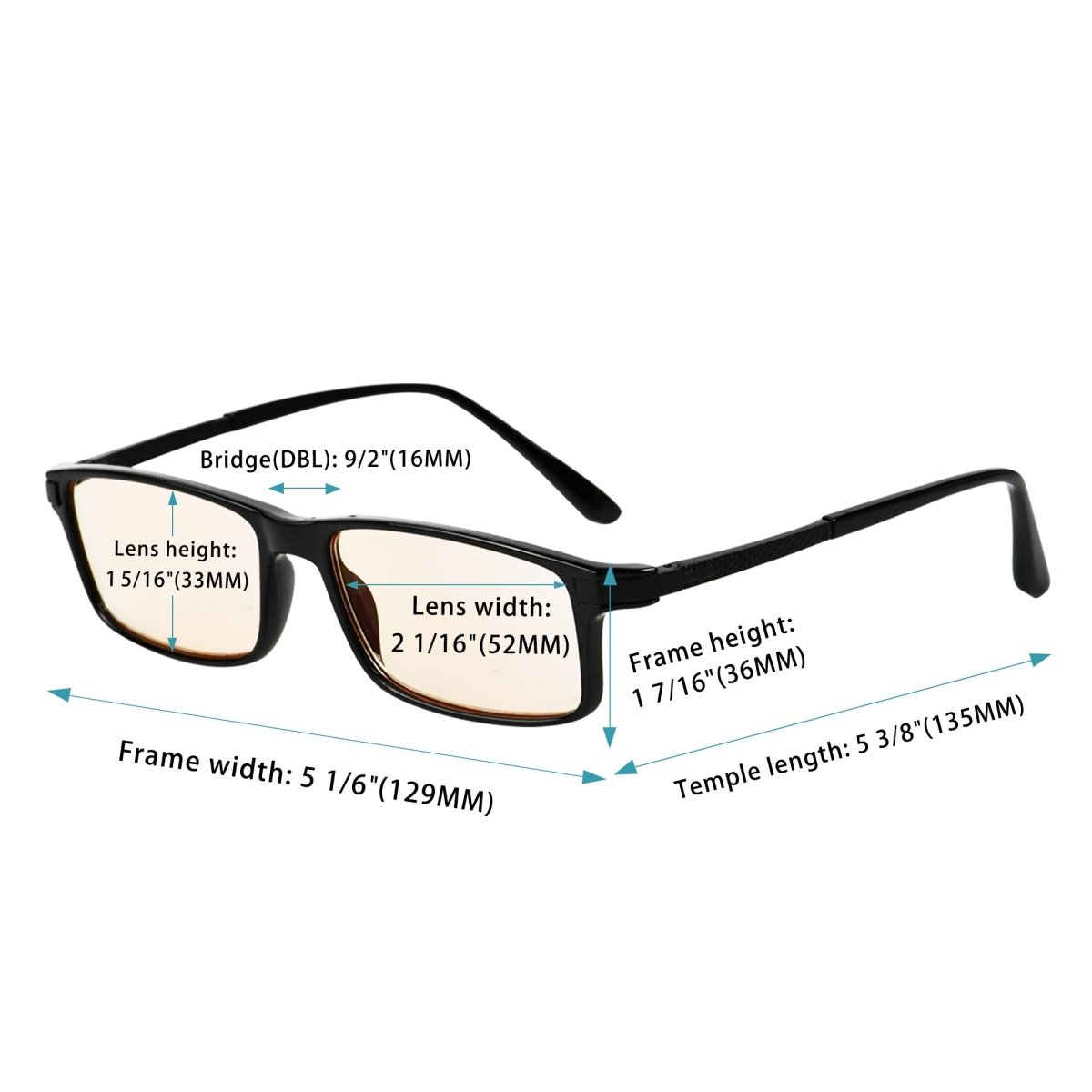 Woiah Blue Light Blocking Reading Glasses Light Yellow Tinted 4 Pack