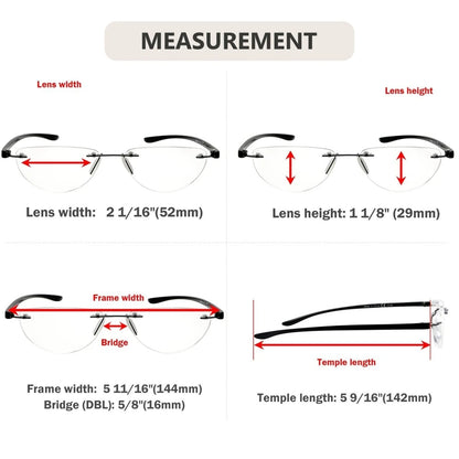 Wofbf Reading Glasses 4 Pack