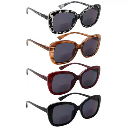 Wouas Bifocal Reading Sunglasses 4 Pack