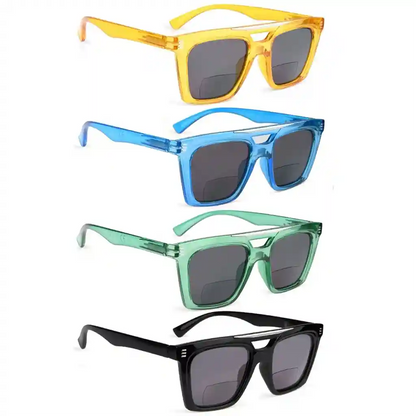 Wouaz Bifocal Reading Sunglasses 4 Pack