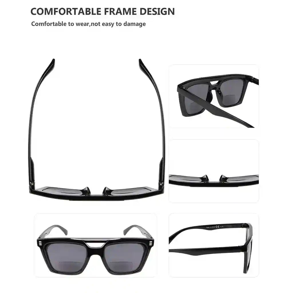 Wouaz Bifocal Reading Sunglasses 4 Pack