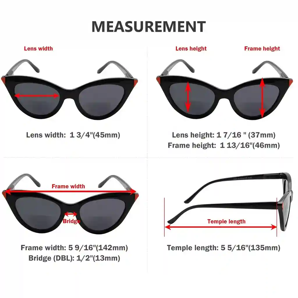 Woubd Bifocal Reading Sunglasses 4 Pack