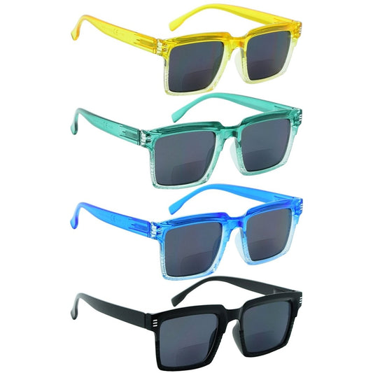 4 Pack Stylish Bifocal Reading Sunglasses SBR2027 - Gr8sight