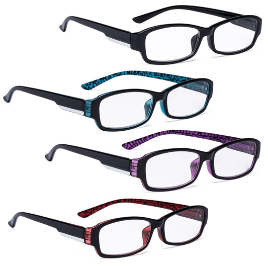 4 Pack Stylish Reading Glasses R9105 - Gr8sight