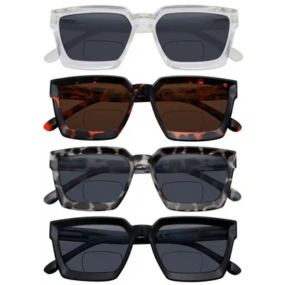 Wouap Bifocal Reading Sunglasses 4 Pack