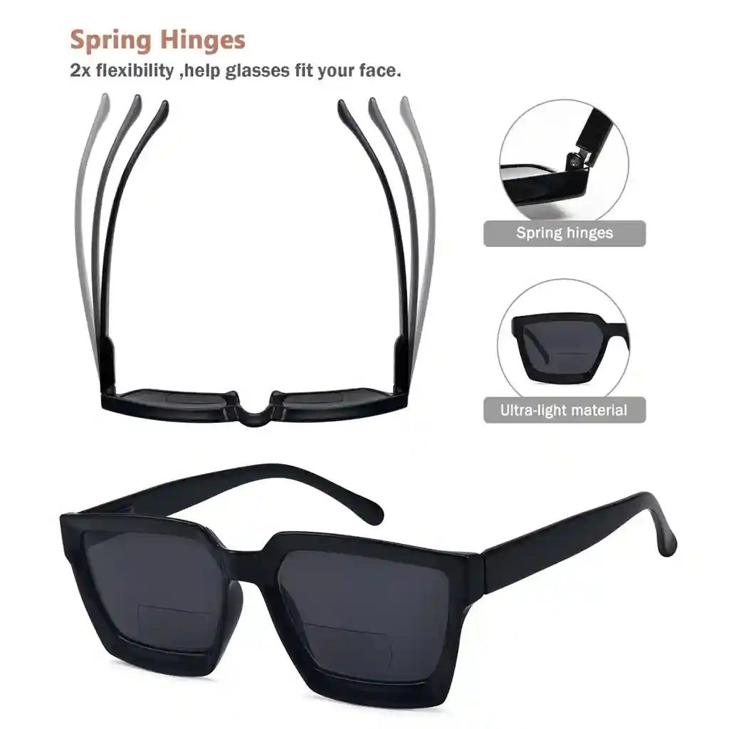 Wouap Bifocal Reading Sunglasses 4 Pack