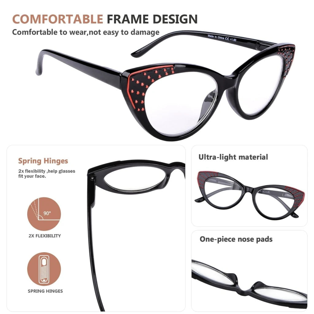Woebt Reading Glasses 5 Pack