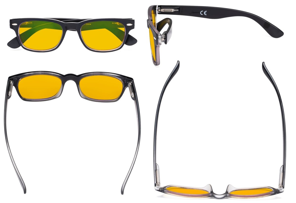 5 Pack Classic Blue Light Blocking Reading Glasses HPFH4 - Gr8sight