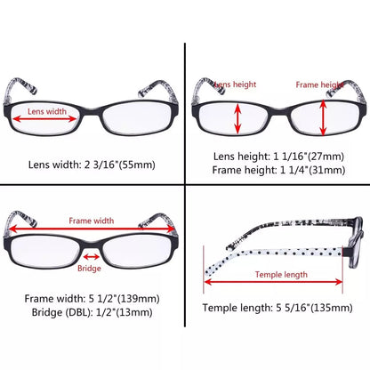 Wogbc Reading Glasses  5 Pack