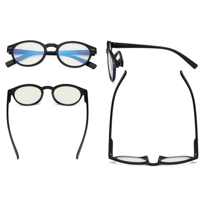 5 Pack Oval Blue Light Filter Reading Glasses UVR091 - Gr8sight