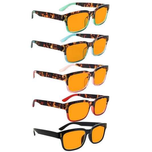 5 Pack Pattern Blue Light Blocking Reading Glasses DSRT1802 - Gr8sight
