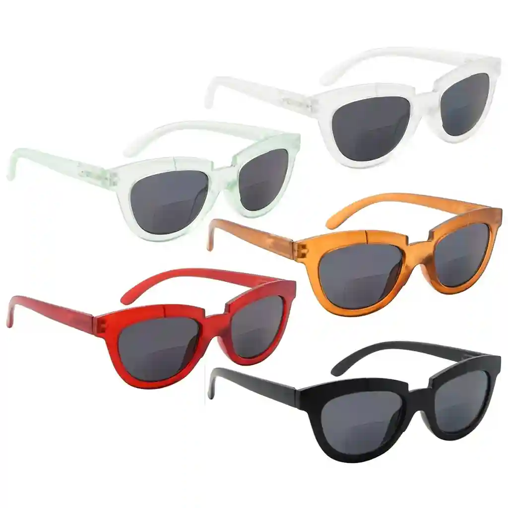 Woubc Bifocal Reading Sunglasses 5 Pack