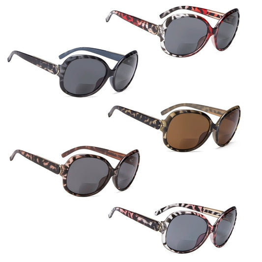 5 Pack Stylish Bifocal Reading Sunglasses S055 - Gr8sight