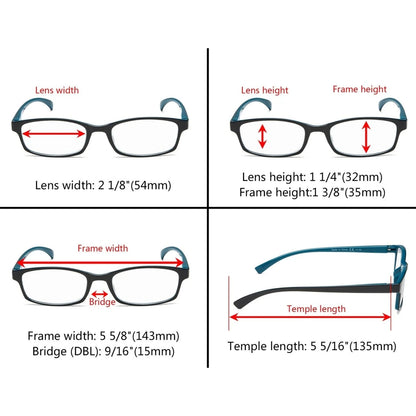 Wodam Reading Glasses 5 Pack