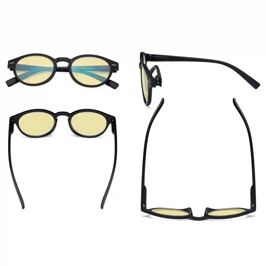 Wonax Blue Light Blocking Glasses Yellow Tinted 5 Pack