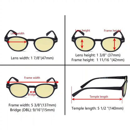 Wonax Blue Light Blocking Glasses Yellow Tinted 5 Pack