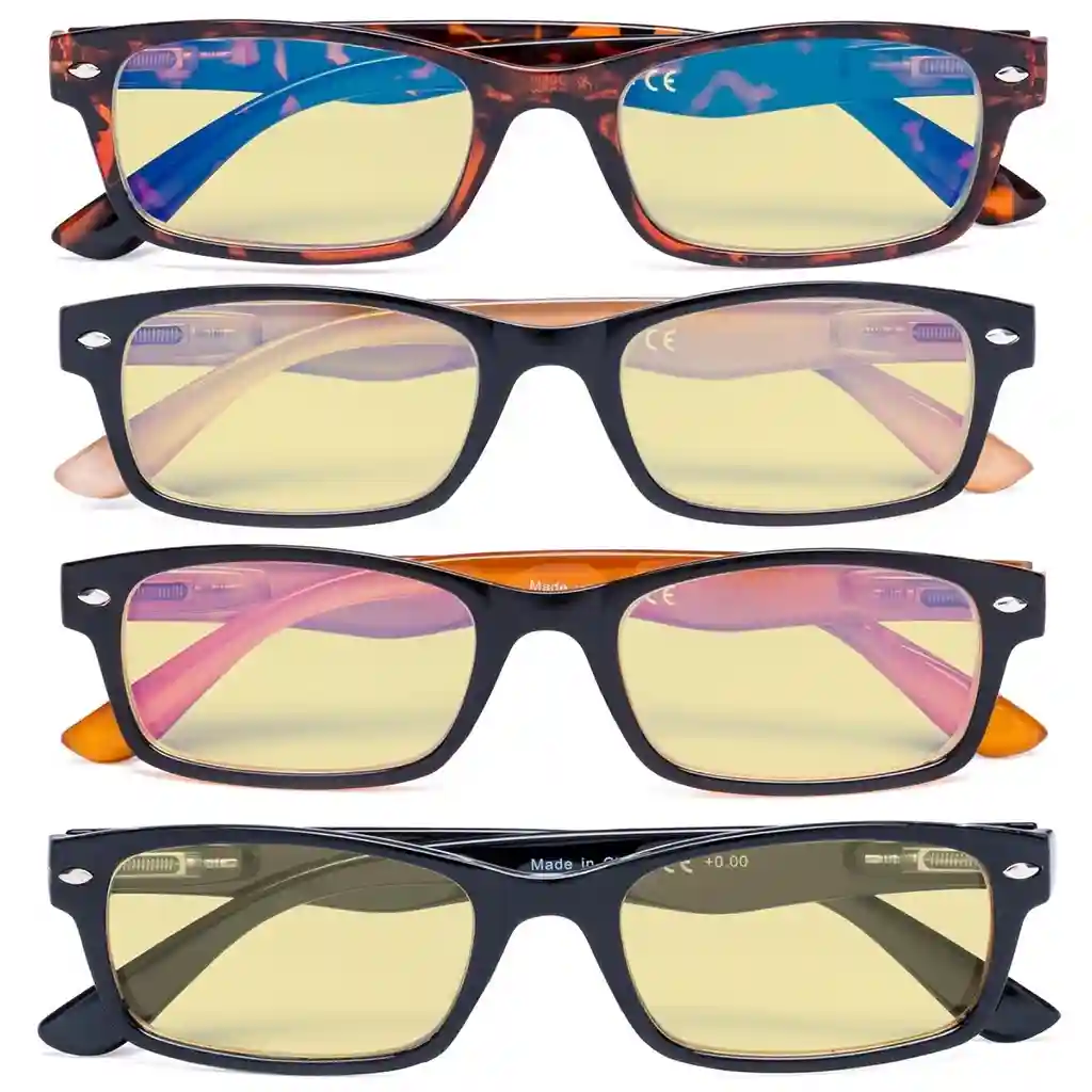 Woncb Blue Light Blocking Glasses Yellow Tinted 5 Pack