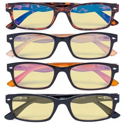 Woncb Blue Light Blocking Glasses Yellow Tinted 5 Pack