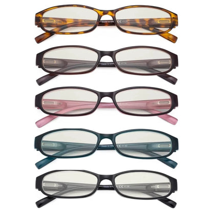 Womcc Blue Light Blocking Glasses Light Yellow Tinted 5 Pack