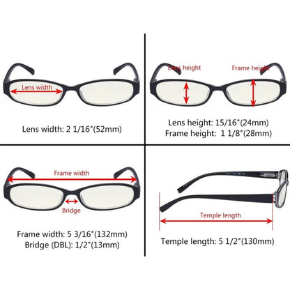 Womcc Blue Light Blocking Glasses Light Yellow Tinted 5 Pack